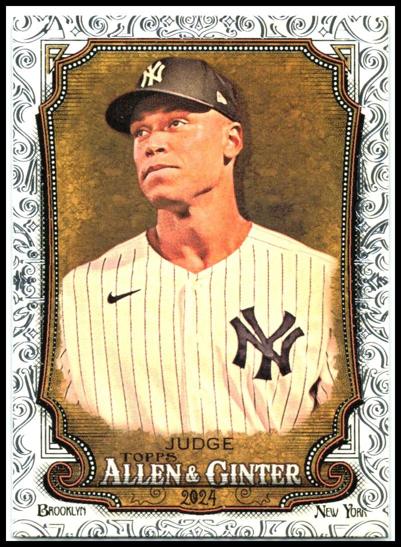 2024 Topps Allen & Ginter Foil Filigree #86 Aaron Judge New York Yankees