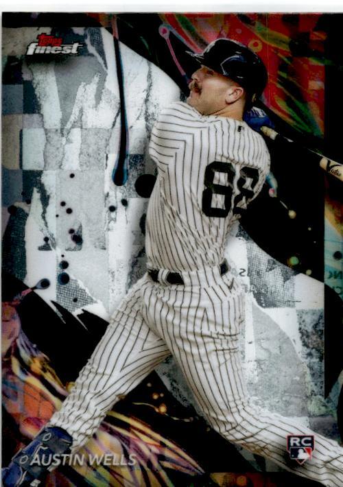 2024 Finest #116 Austin Wells Rookie New York Yankees