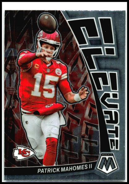 2023 Panini Mosaic Elevate #E-PM Patrick Mahomes II Kansas City Chiefs
