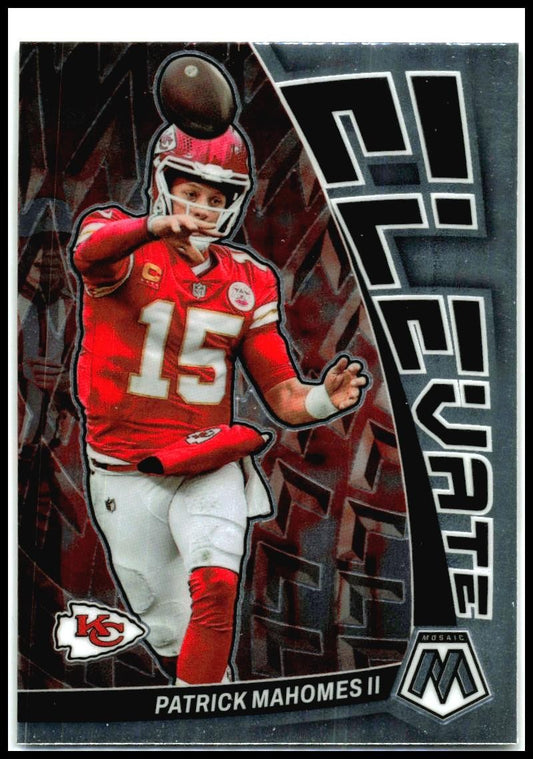 2023 Panini Mosaic Elevate #E-PM Patrick Mahomes II Kansas City Chiefs