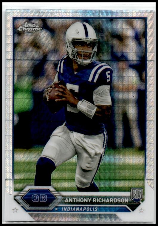 2023 Topps Composite Topps Chrome Prism #3 Anthony Richardson Rookie Colts