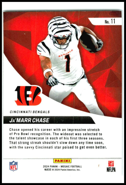 2024 Panini Mosaic Elevate #11 Ja'Marr Chase Cincinnati Bengals