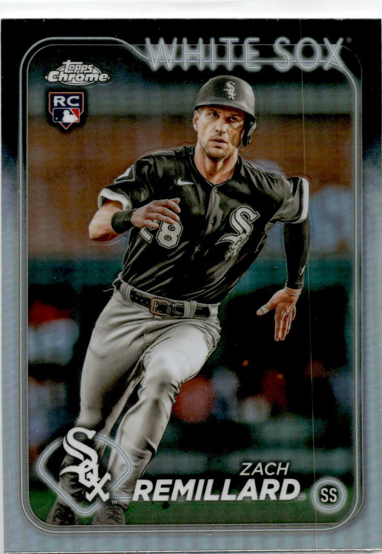 2024 Topps Chrome Refractors #155 Zach Remillard Rookie Chicago White Sox