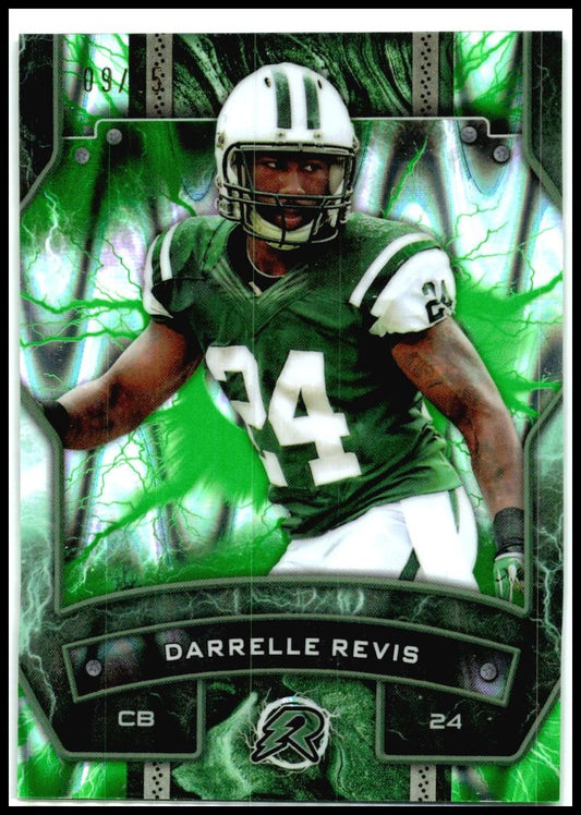 2024 Topps Resurgence Lime Green Power Surge #74 Darrelle Revis Jets