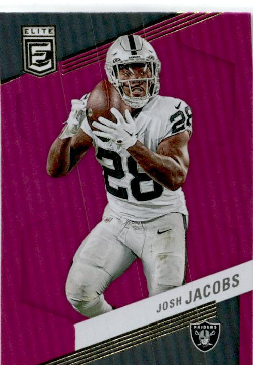 2023 Donruss Elite #58 Josh Jacobs Pink