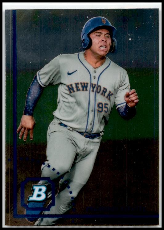 2022 Bowman Heritage Chrome Prospects #BHPC-115 Francisco Alvarez New York Mets
