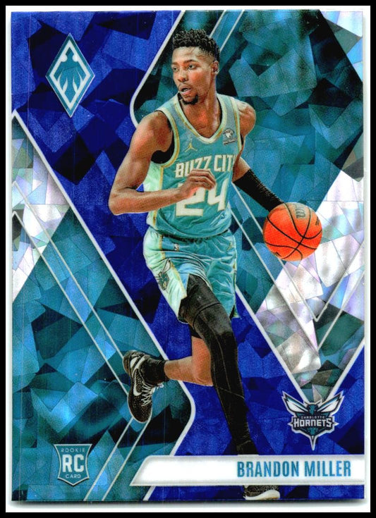 2023-24 Panini Phoenix Phoenix Blue Ice #273 Brandon Miller Rookie Hornets