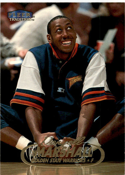 1998 Fleer Tradition #16 Donyell Marshall Golden State Warriors