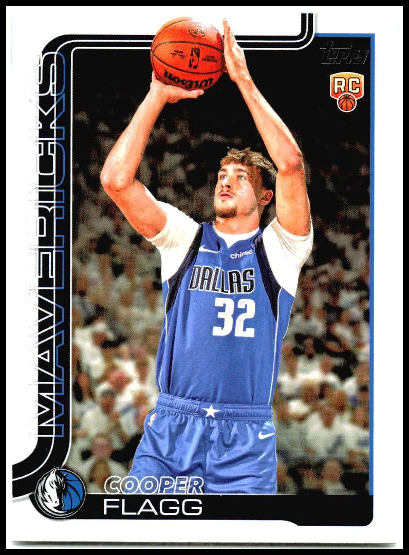 2025-26 Topps #201 Cooper Flagg Rookie Dallas Mavericks
