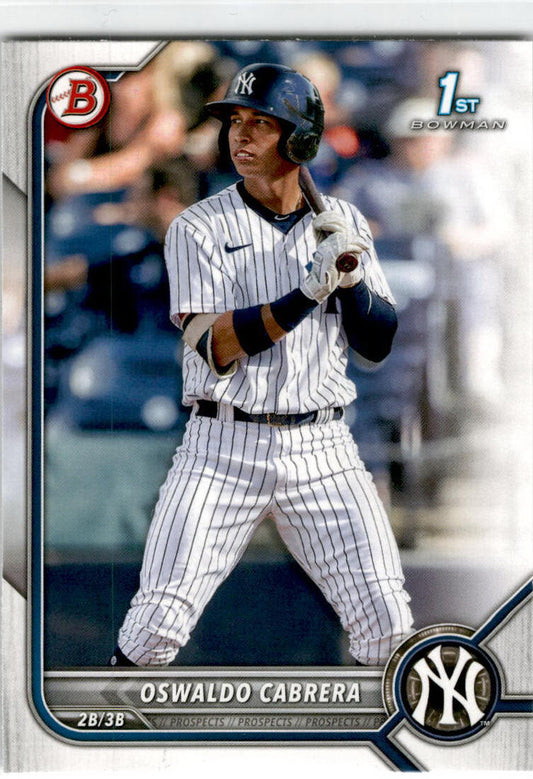 2022 Bowman #BP-17 Oswaldo Cabrera New York Yankees