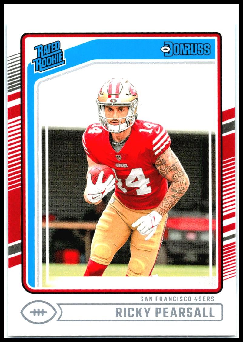 2024 Donruss #318 Ricky Pearsall Rookie San Francisco 49ers
