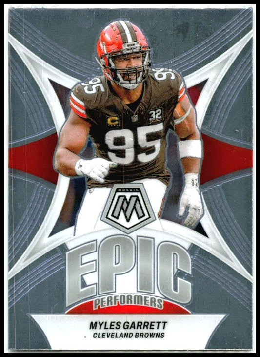 2024 Panini Mosaic Epic Performers #EP-MG Myles Garrett Cleveland Browns