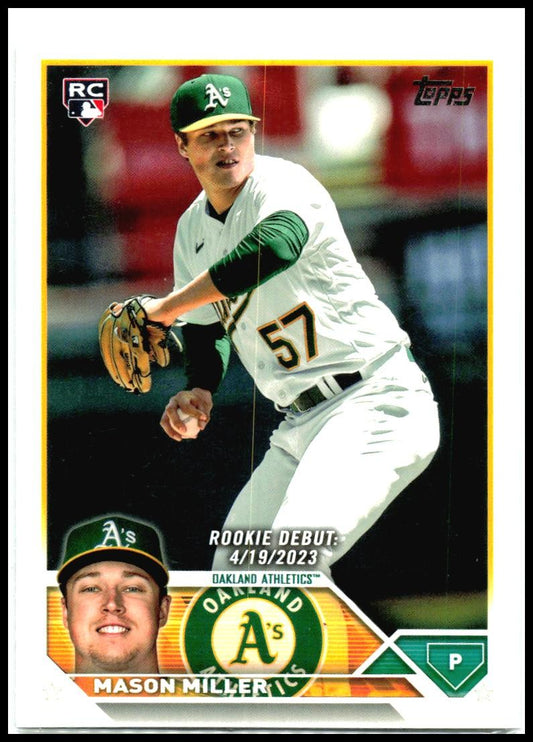2023 Topps Update #US210 Mason Miller Oakland Athletics