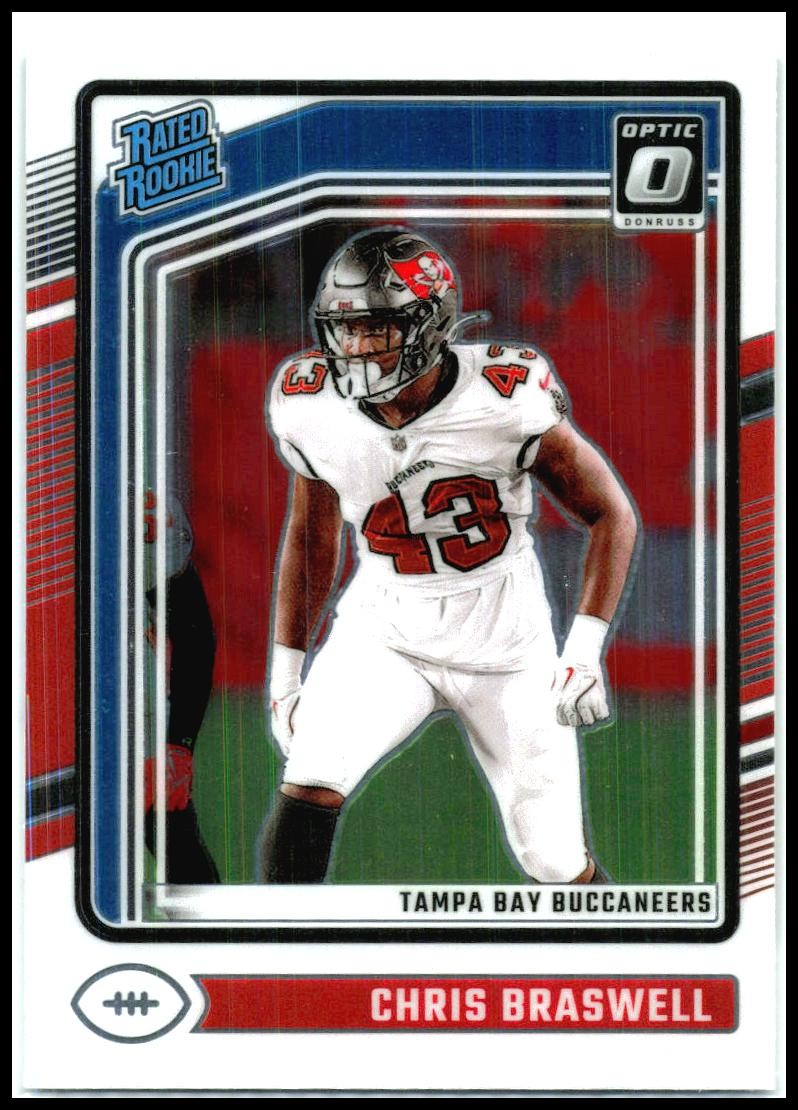 2024 Donruss Optic #220 Chris Braswell Rookie Tampa Bay Buccaneers