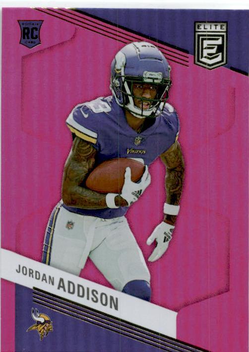 2023 Donruss Elite #157 Jordan Addison Pink