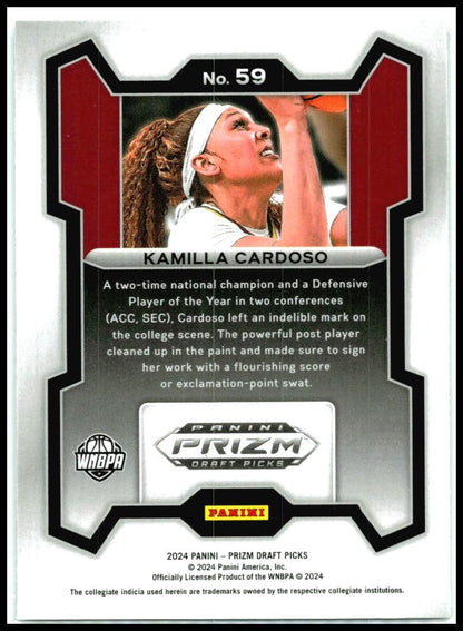2024 Panini Prizm Draft Picks #59 Kamilla Cardoso Sky
