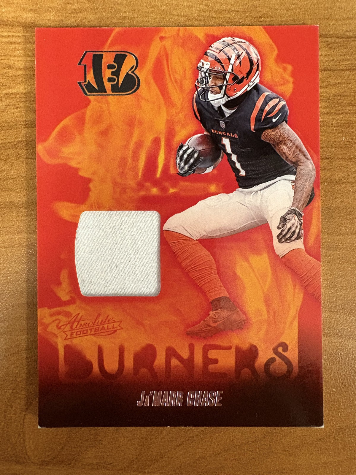 2024 Panini Absolute Absolute Burners #AB-JCE Ja'Marr Chase Cincinnati Bengals