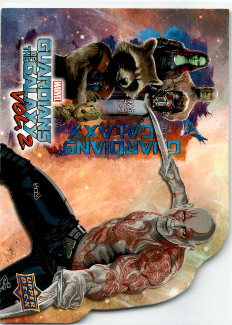 marvel cinematic universe cards Drax Guardians of the Vol 2