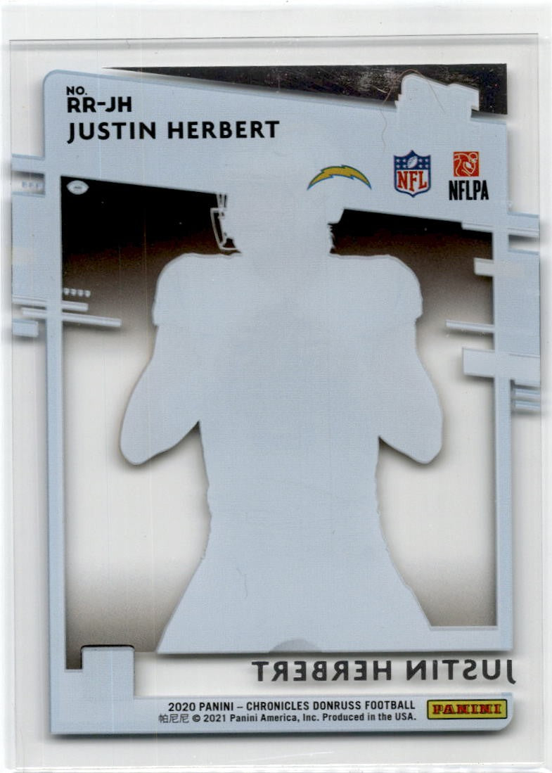 2020 Justin Herbert #RR-JH Justin Herbert RC Los Angeles Chargers