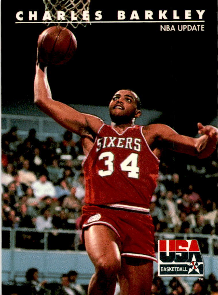 1992 SkyBox USA #1 Charles Barkley USA