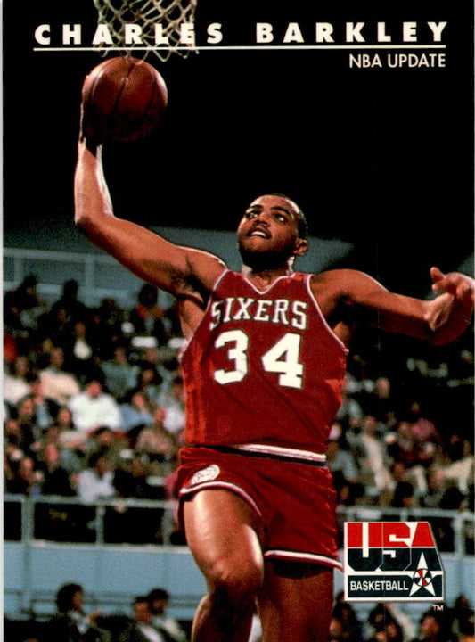 1992 SkyBox USA #1 Charles Barkley USA