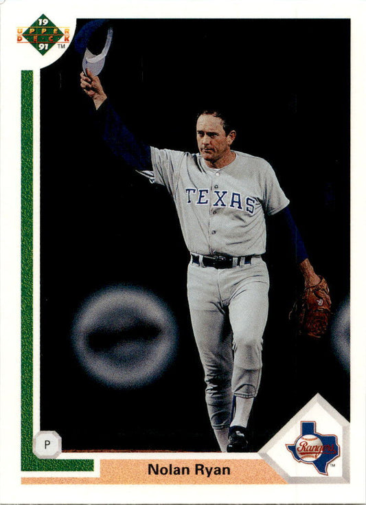 1991 Upper Deck #345d Nolan Ryan Texas Rangers