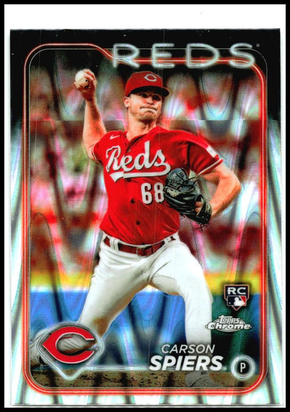 2024 Topps Raywave #365 Carson Spiers Rookie Cincinnati Reds