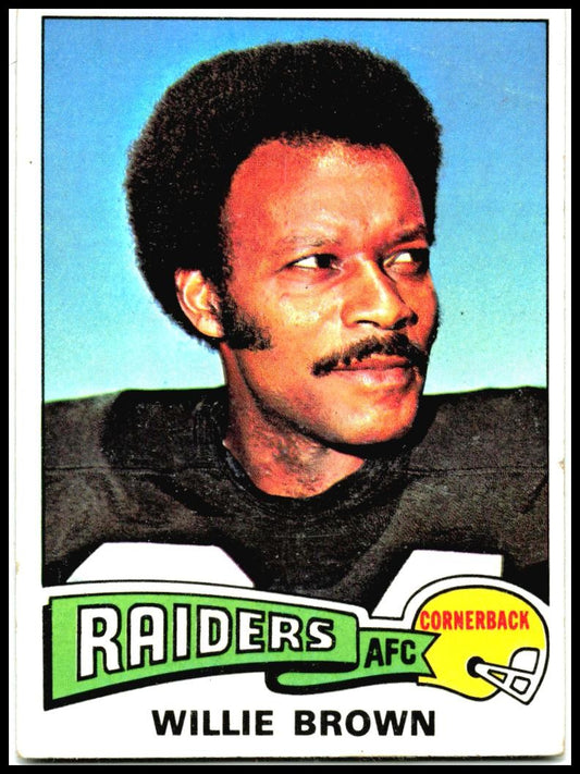 1975 Topps #95 Willie Brown Oakland Raiders