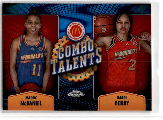 2024 McDonald's All-American Combo Talents Blue RayWave # Berry / McDaniel