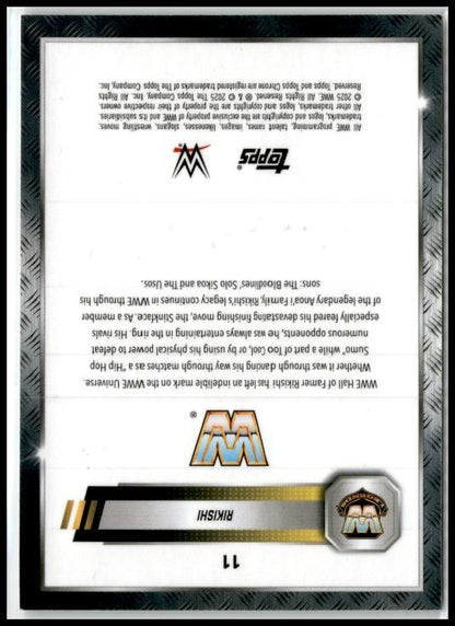 2025 Topps Chrome WWE #11 Rikishi
