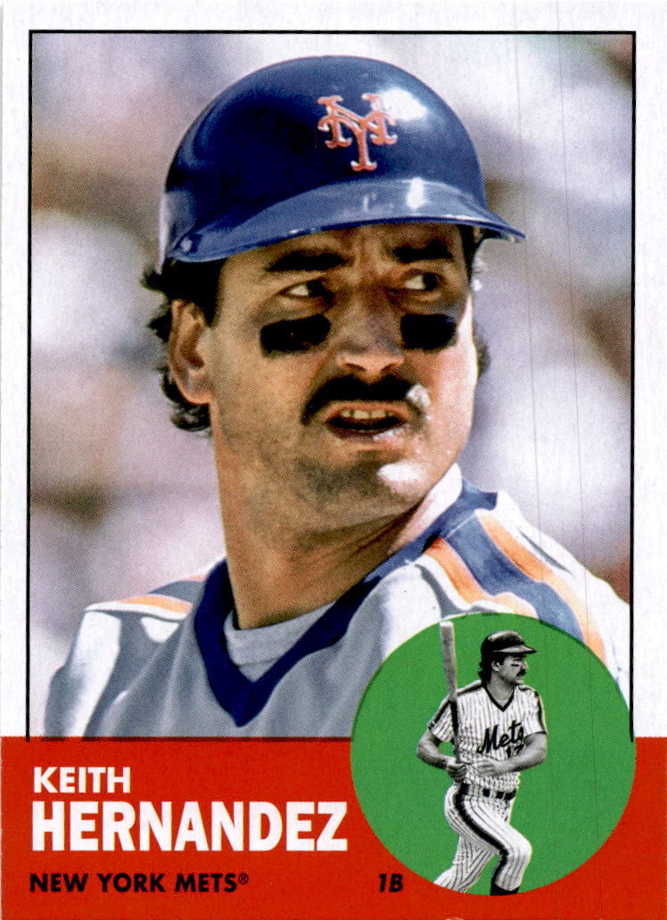 2022 Topps Archives #76 Keith Hernandez 1963 Topps Design New York Mets