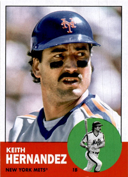 2022 Topps Archives #76 Keith Hernandez 1963 Topps Design New York Mets