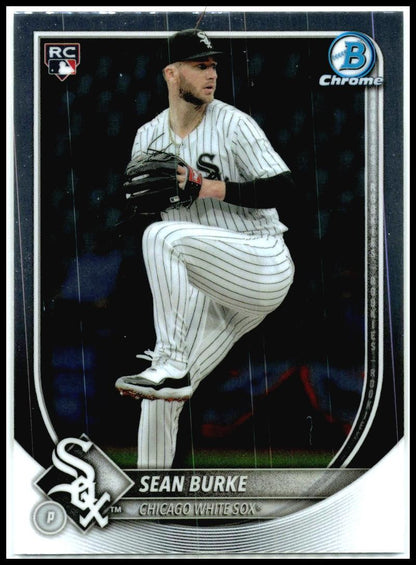 2025 Bowman Chrome #62 Sean Burke Rookie White Sox