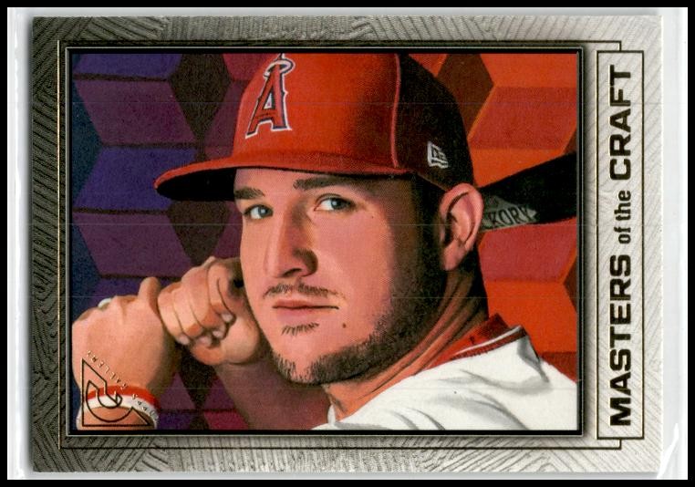 2021 Topps Gallery Masters of the Craft #MTC-14 Mike Trout Los Angeles Angels