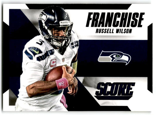 2015 Score Franchise Black Russell Wilson Seattle Seahawks #12