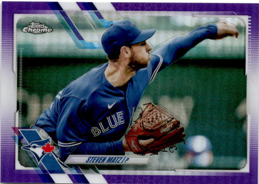 2021 Topps Update Purple #US59 Steven Matz Toronto Blue Jays