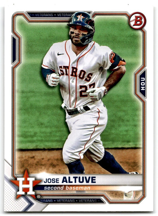 2021 Bowman Jose Altuve Houston Astros #84