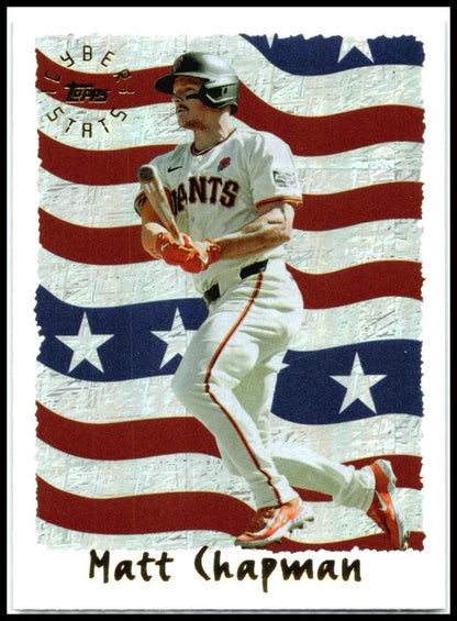 2025 topps archives Cyberstats ##95C-24 Matt Chapman