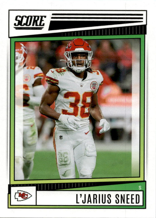 2022 Score #120 L'Jarius Sneed Kansas City Chiefs