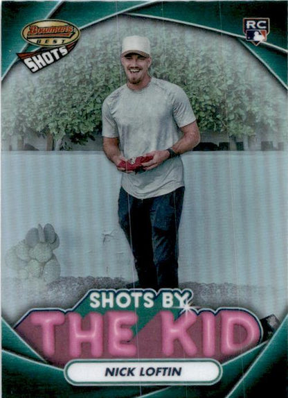 2024 Bowman's Best Shots by the Kid #TK-10 Nick Loftin Kansas City Royals