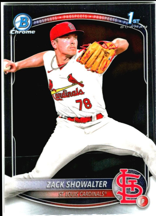 2025 Bowman Chrome Prospects #BCP-74 Zack Showalter St. Louis Cardinals