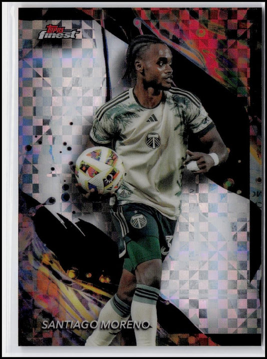2024 Finest MLS #176 Santiago Moreno Checkerboard Refractor