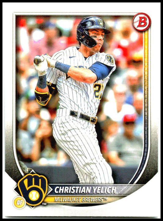 2025 Bowman #67 Christian Yelich Milwaukee Brewers