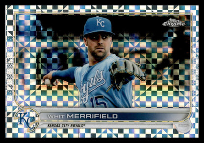 2022 Topps Chrome  X-Fractor #154 Whit Merrifield