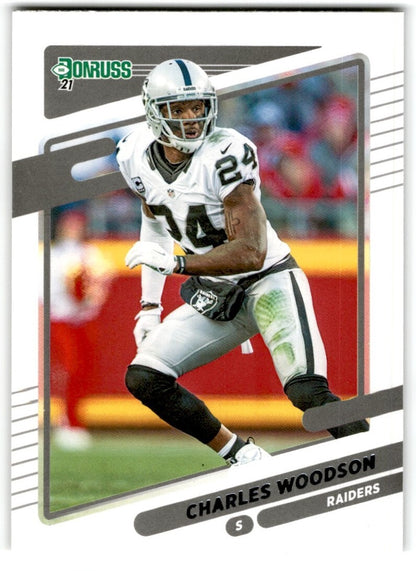 2021 Donruss Charles Woodson Oakland Raiders #91