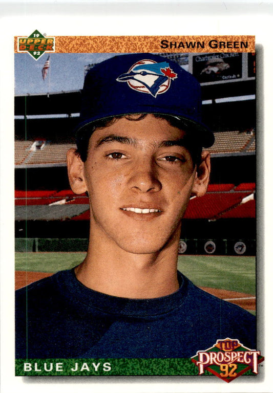 1992 Upper Deck #55 Shawn Green Rookie Toronto Blue Jays