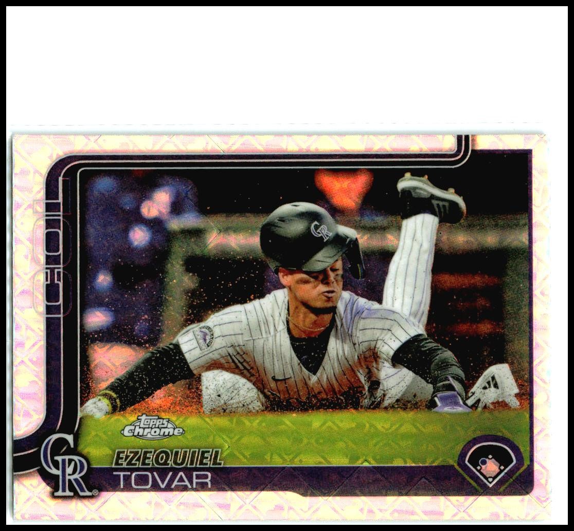 2025 Topps Logofractor #343 Ezequiel Tovar Colorado Rockies