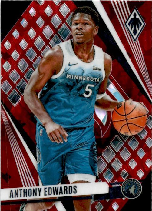 2023-24 Panini Phoenix Red Ice #227 Anthony Edwards Minnesota Timberwolves