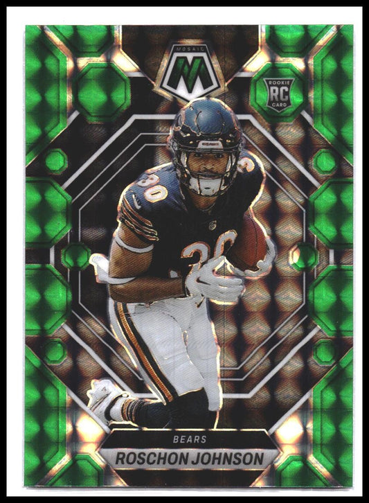 Roschon Johnson #359 2023 Panini Mosaic Green Mosaic Rookie RC