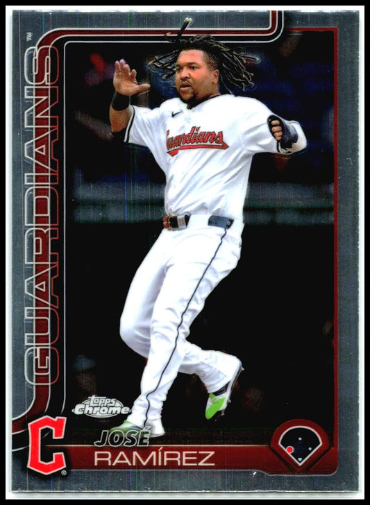 2025 Topps Chrome #12 José Ramírez Cleveland Guardians